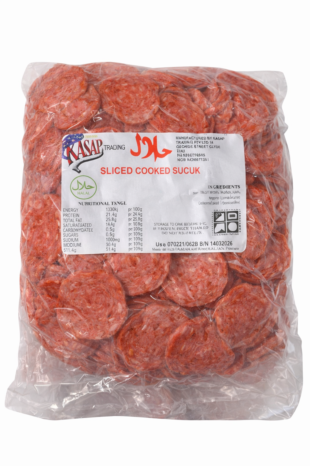 Sliced Sucuk - 2 Kg