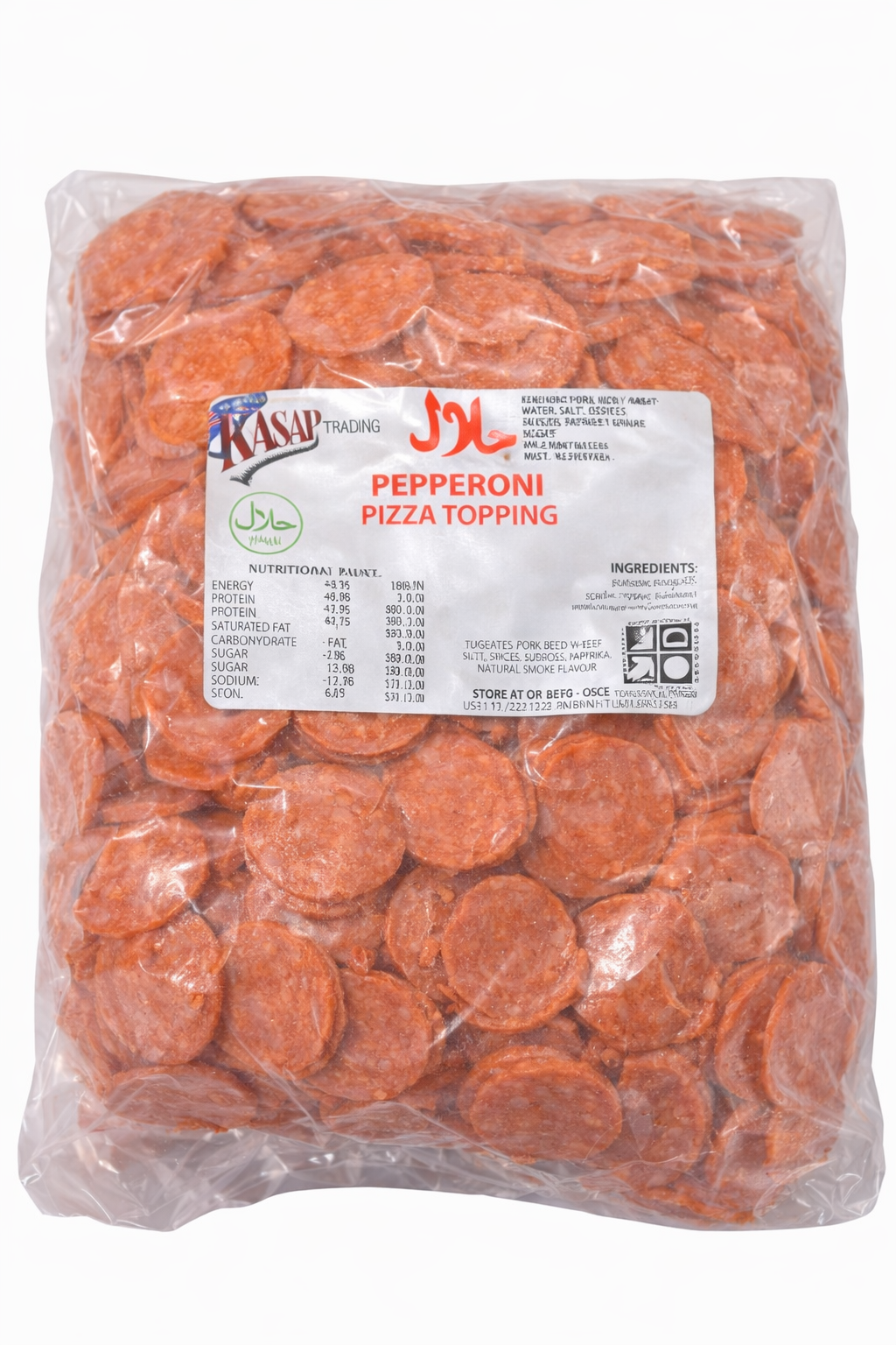 Pepperoni - 2kg | Halal Pepperoni for Pizza